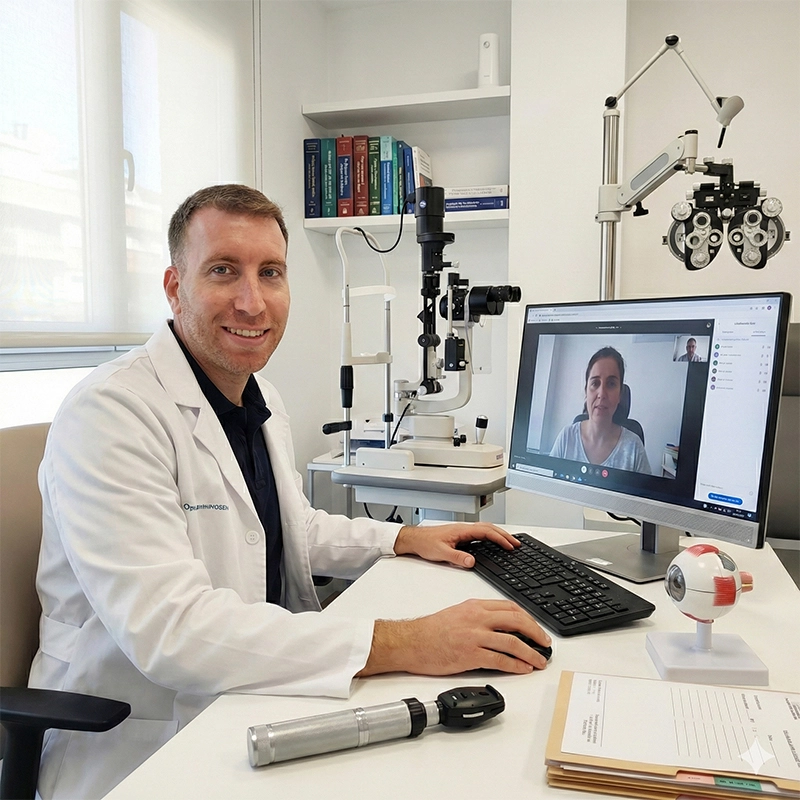Consulta online de optometria y terapia visual